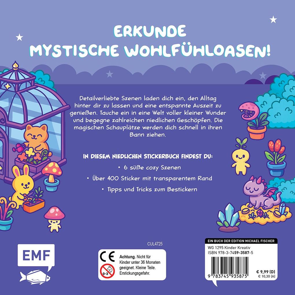 Weitere Ansicht: Cozy Sticker Worlds - Whimsy Wonders