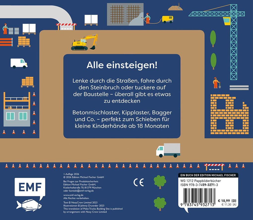 Weitere Ansicht: Tut, Tut! - Mein Schiebebuch: Lass uns Bagger fahren!