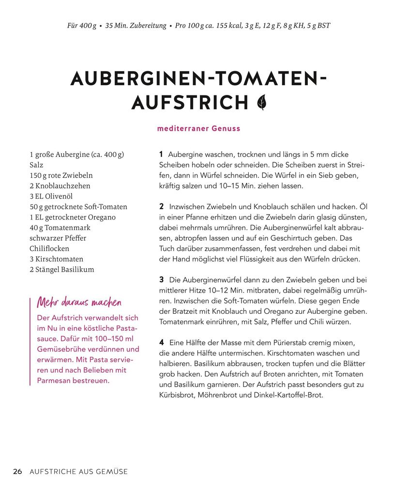Weitere Ansicht: Brot liebt Gemüse | Bettina Matthaei