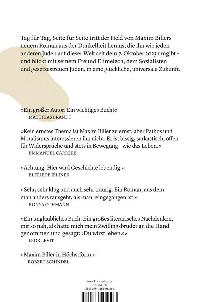 Weitere Ansicht: Schwarze Samstage | Maxim Biller