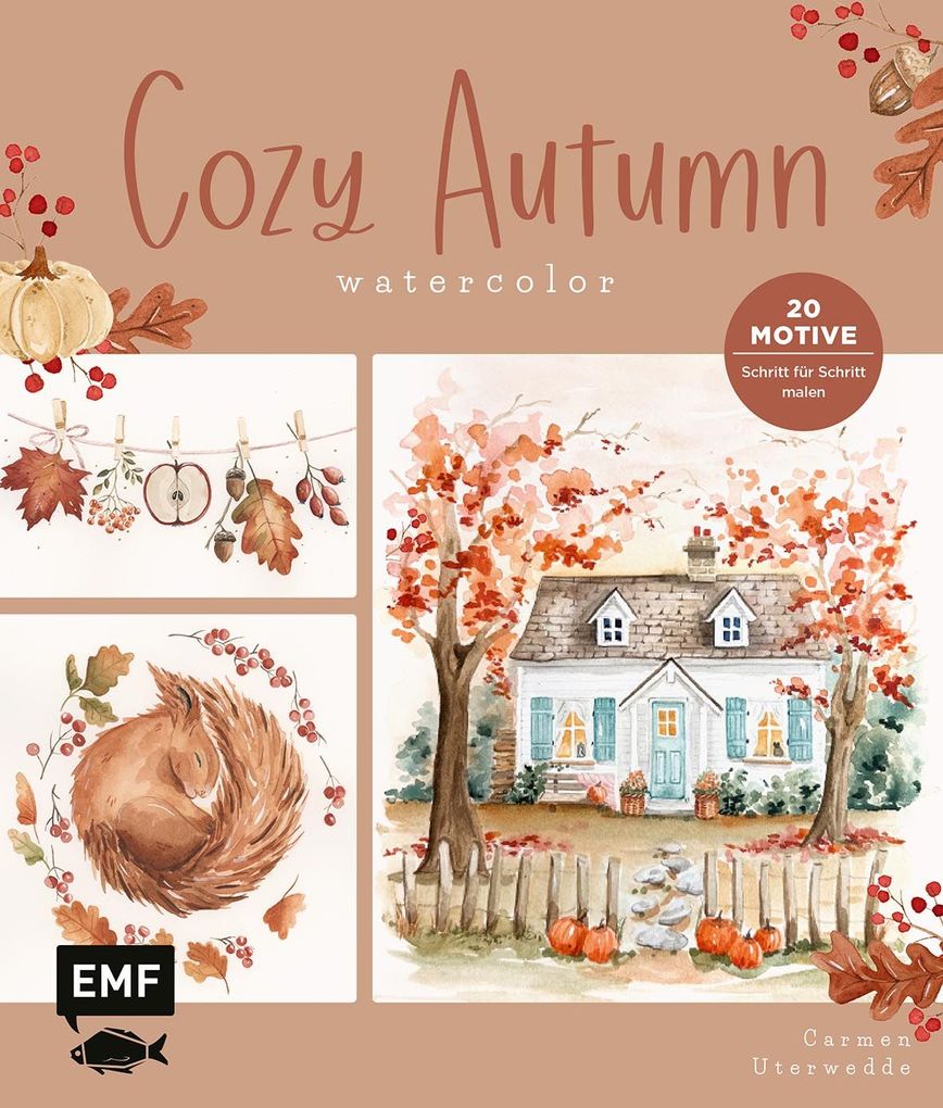 Weitere Ansicht: Cozy Autumn - Watercolor im Herbst | Carmen Uterwedde