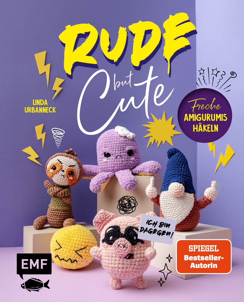 Weitere Ansicht: Rude but Cute - Freche Amigurumis häkeln | Linda Urbanneck