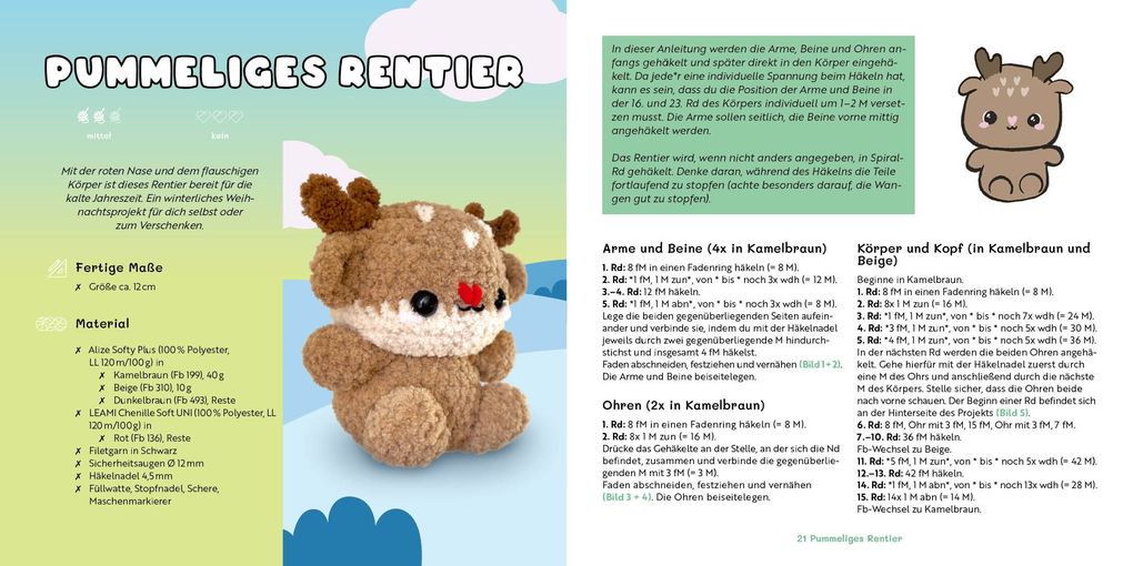 Weitere Ansicht: Cozy Crochet - Frosty Friends: Winterliche Amigurumis häkeln mit @crochetbyjanina | Janina Grieß
