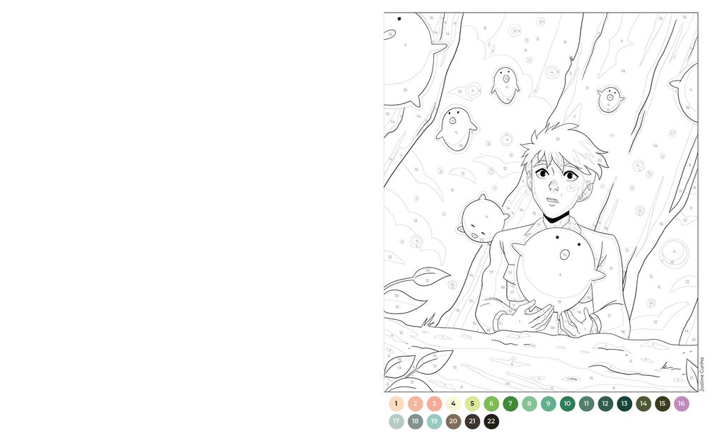 Weitere Ansicht: Malen nach Zahlen - Ghibli