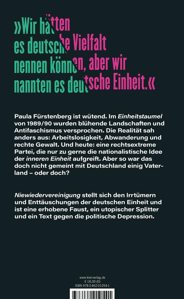 Weitere Ansicht: Niewiedervereinigung | Paula Fürstenberg