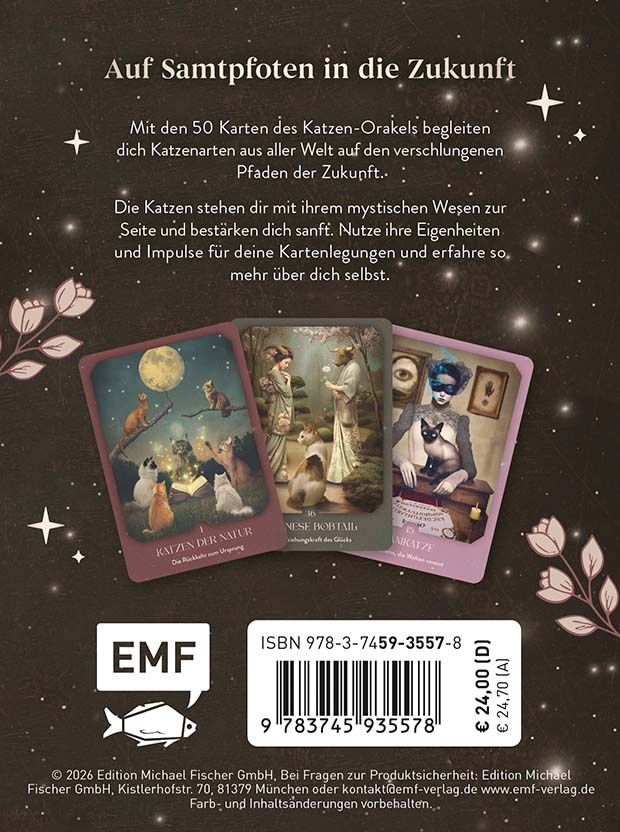Weitere Ansicht: Orakel-Kartenset: Katzen-Orakel | Federica Vanini