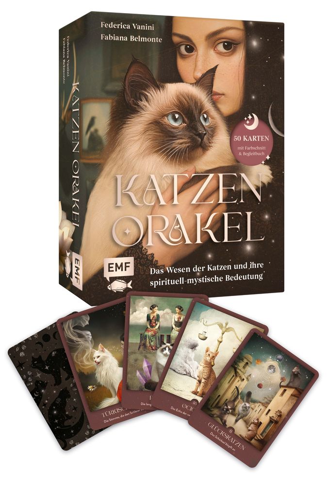 Weitere Ansicht: Orakel-Kartenset: Katzen-Orakel | Federica Vanini