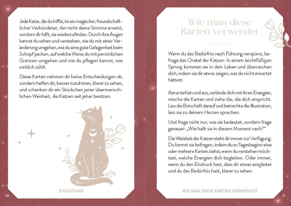 Weitere Ansicht: Orakel-Kartenset: Katzen-Orakel | Federica Vanini