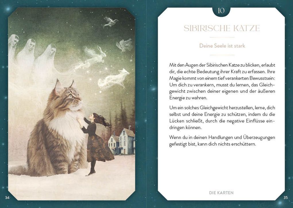 Weitere Ansicht: Orakel-Kartenset: Katzen-Orakel | Federica Vanini