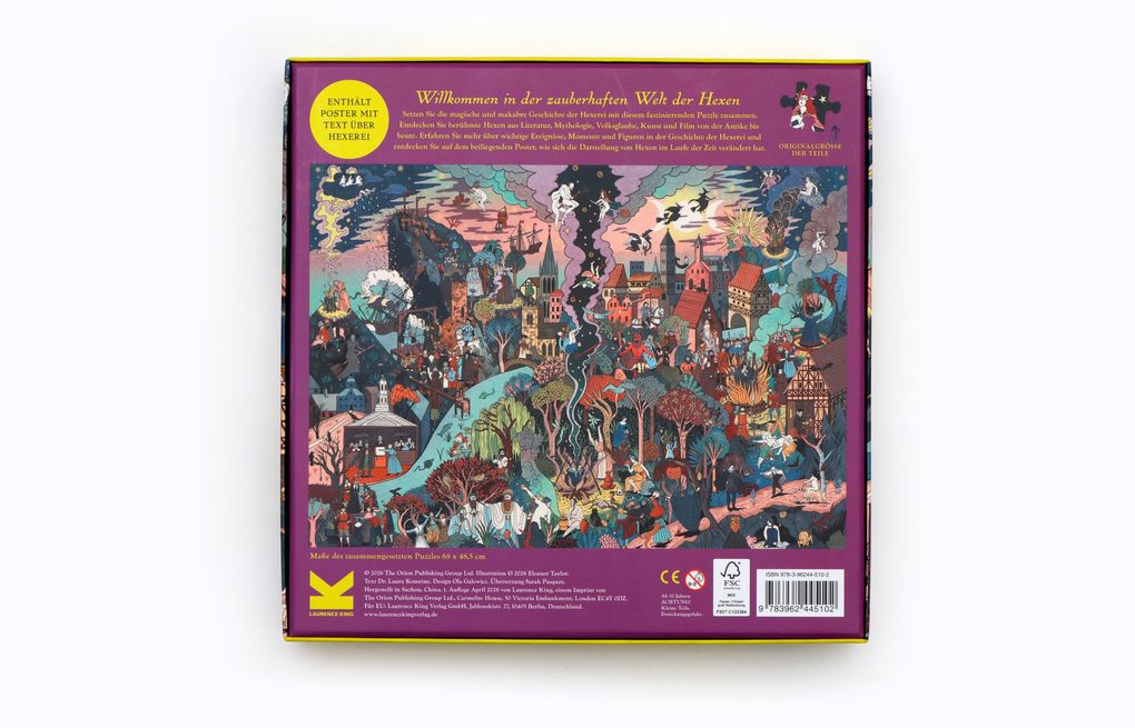 Weitere Ansicht: Die Welt der Hexen - Puzzle 1000 Teile | Laura Kounine