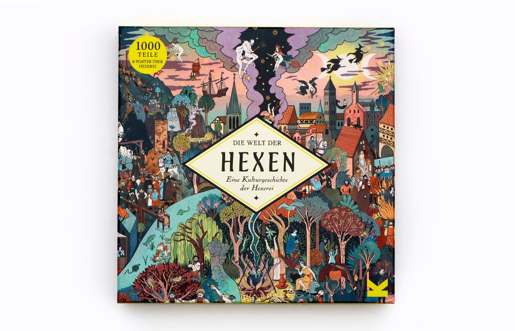 Weitere Ansicht: Die Welt der Hexen - Puzzle 1000 Teile | Laura Kounine