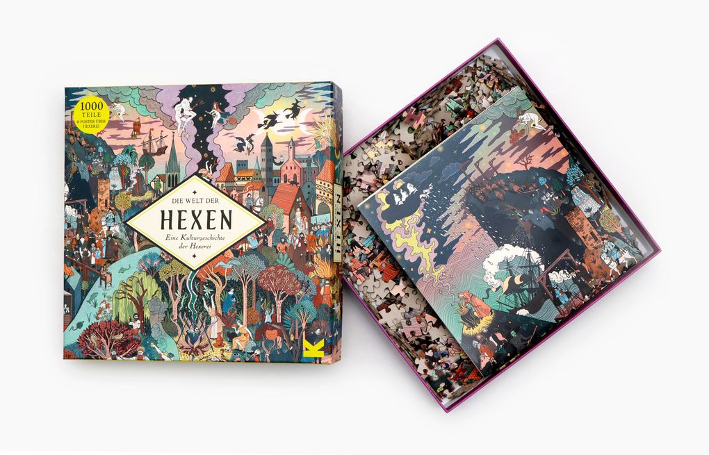 Weitere Ansicht: Die Welt der Hexen - Puzzle 1000 Teile | Laura Kounine