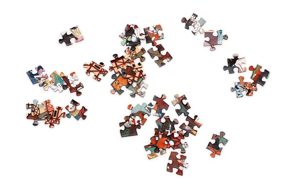 Weitere Ansicht: Die Welt der Hexen - Puzzle 1000 Teile | Laura Kounine