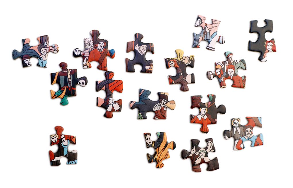 Weitere Ansicht: Die Welt der Hexen - Puzzle 1000 Teile | Laura Kounine