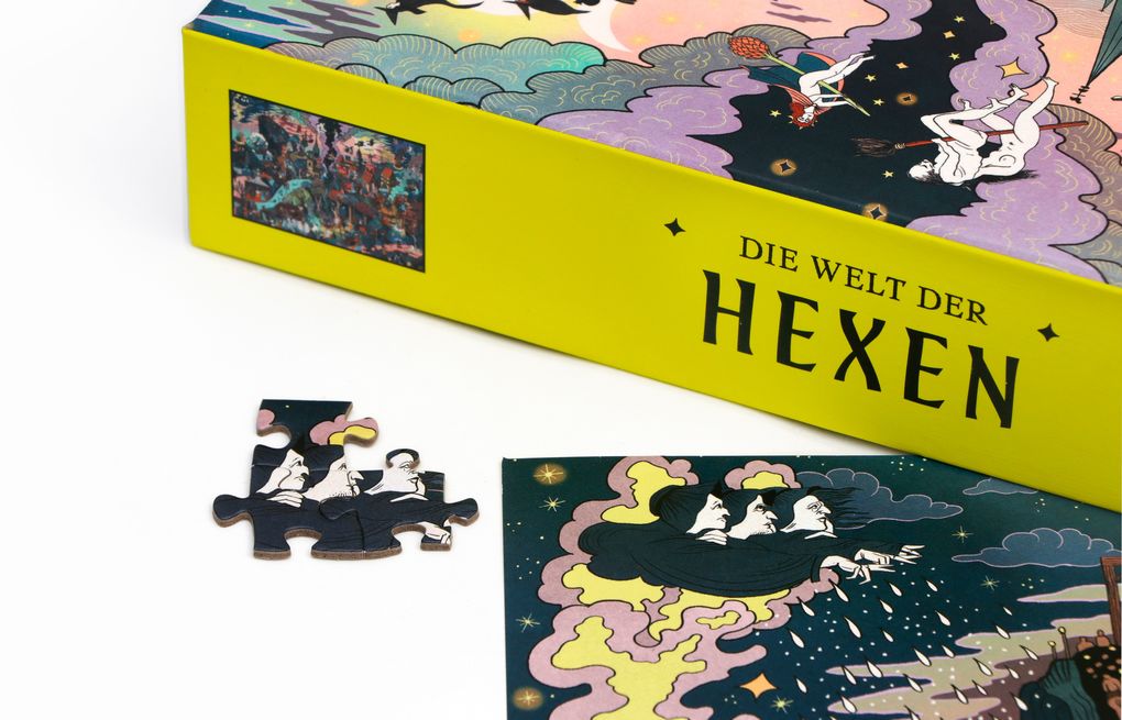 Weitere Ansicht: Die Welt der Hexen - Puzzle 1000 Teile | Laura Kounine