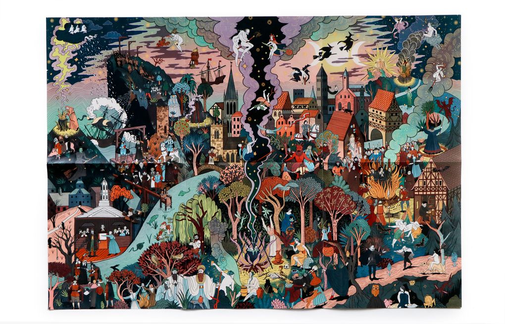 Weitere Ansicht: Die Welt der Hexen - Puzzle 1000 Teile | Laura Kounine