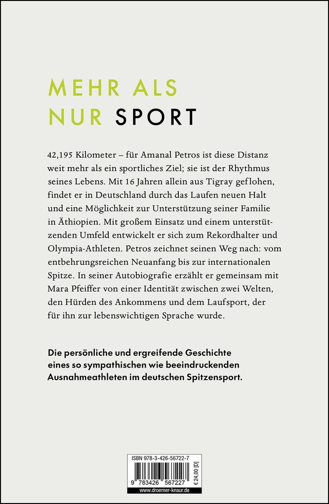 Weitere Ansicht: 42,195 Kilometer | Amanal Petros