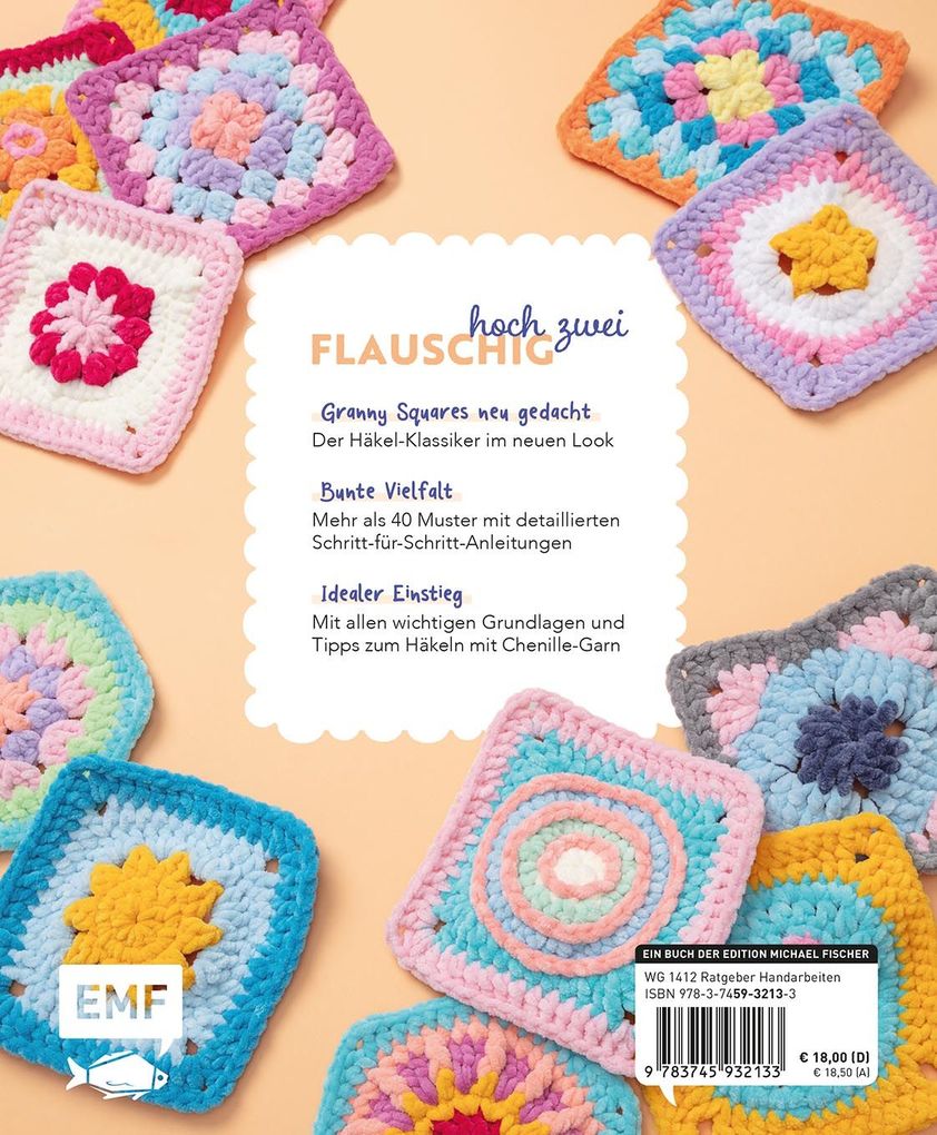 Weitere Ansicht: Granny Squares - soft und cosy häkeln mit @elealindadesign | Paula Matos
