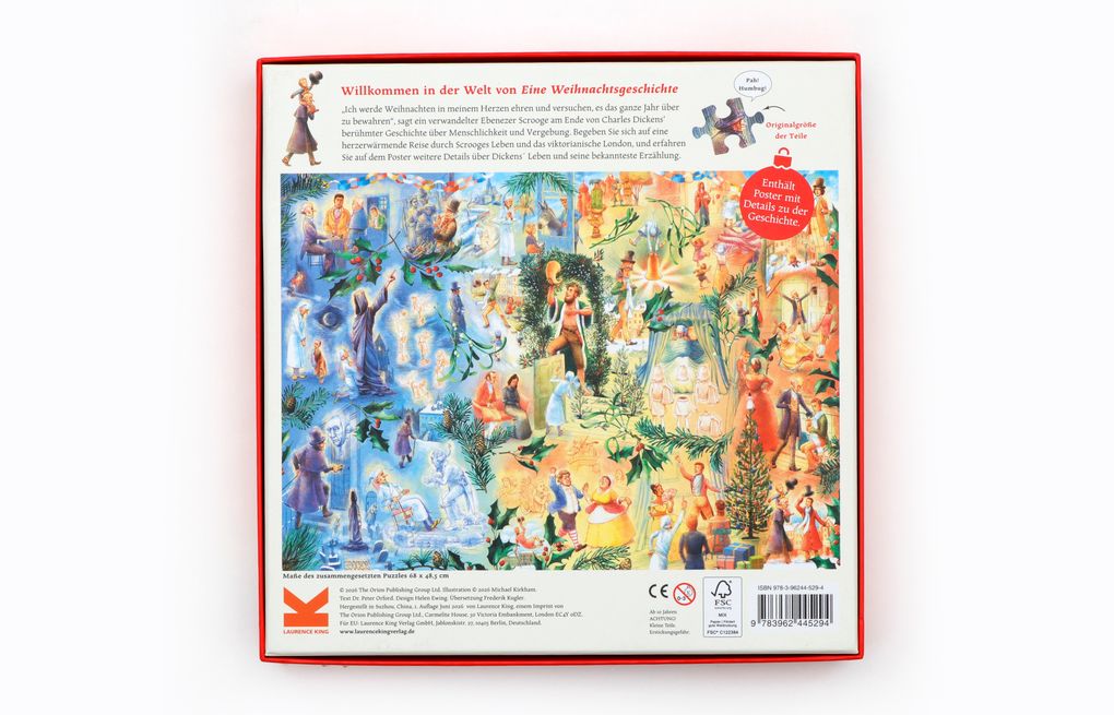 Weitere Ansicht: Die Welt von "Eine Weihnachtsgeschichte" - 1000 Teile Puzzle + Poster