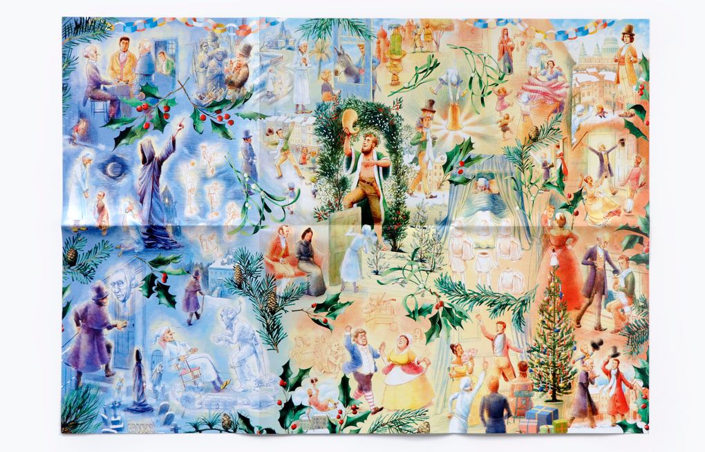 Weitere Ansicht: Die Welt von "Eine Weihnachtsgeschichte" - 1000 Teile Puzzle + Poster