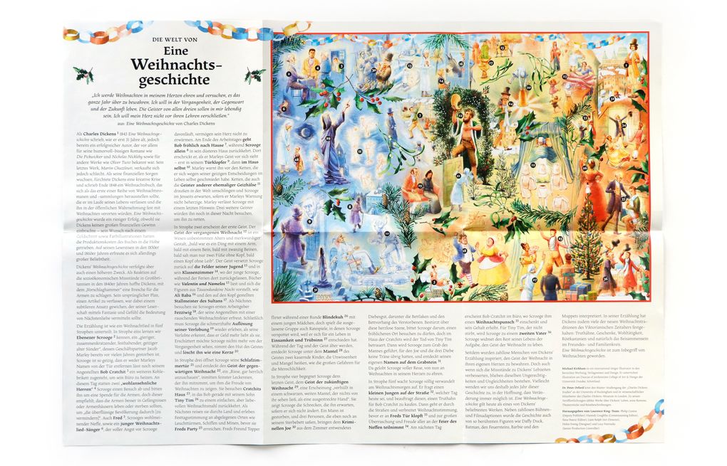 Weitere Ansicht: Die Welt von "Eine Weihnachtsgeschichte" - 1000 Teile Puzzle + Poster