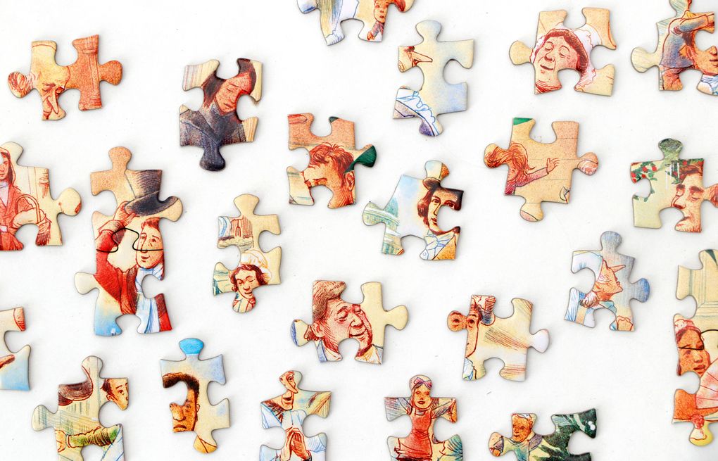 Weitere Ansicht: Die Welt von "Eine Weihnachtsgeschichte" - 1000 Teile Puzzle + Poster