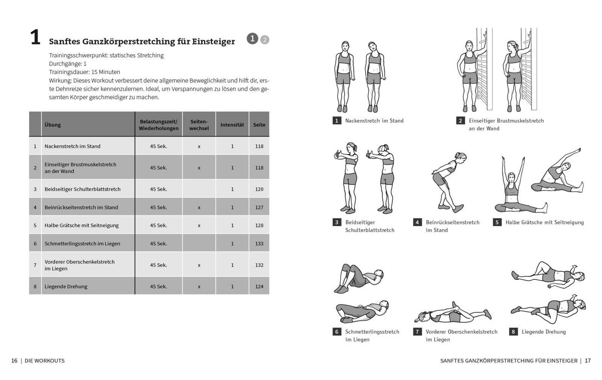 Weitere Ansicht: 50 Workouts - Stretching | Katharina Herdener