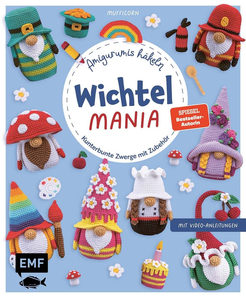 Weitere Ansicht: Wichtelmania - Wichtel-Amigurumis häkeln mit @muffi_corn | Mufficorn