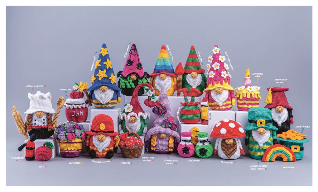 Weitere Ansicht: Wichtelmania - Wichtel-Amigurumis häkeln mit @muffi_corn | Mufficorn