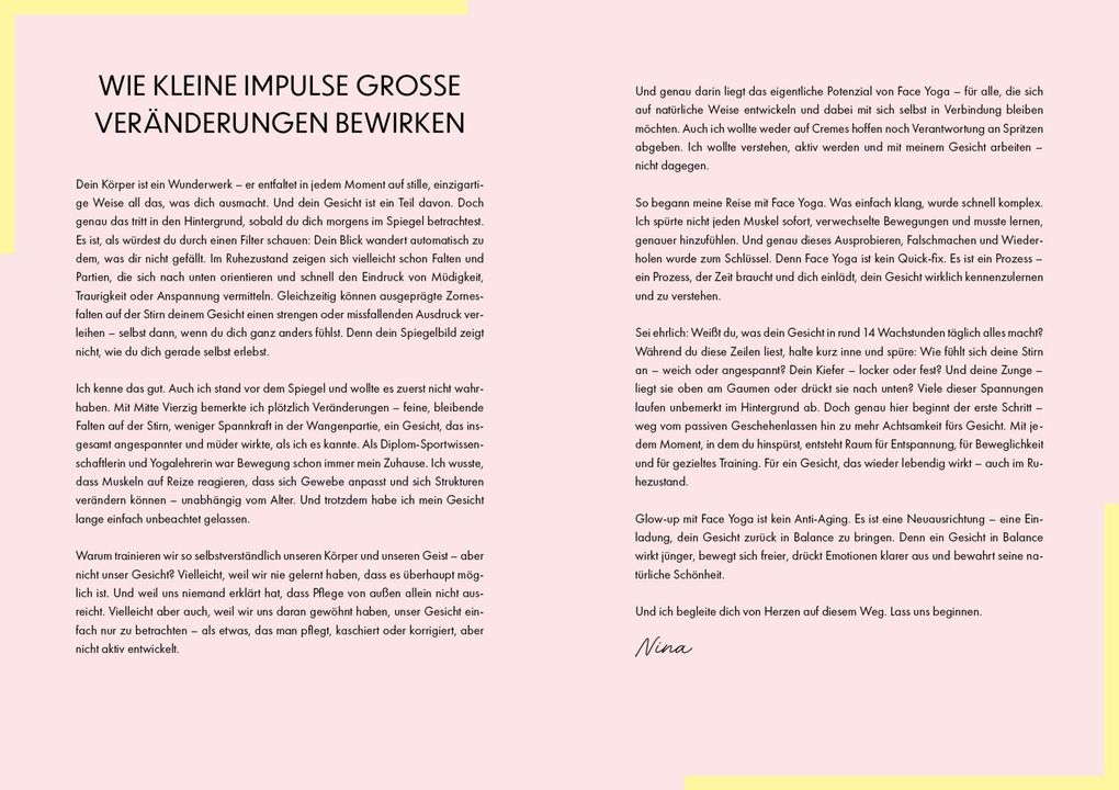 Weitere Ansicht: Glow up mit Face Yoga | Nina Schennach