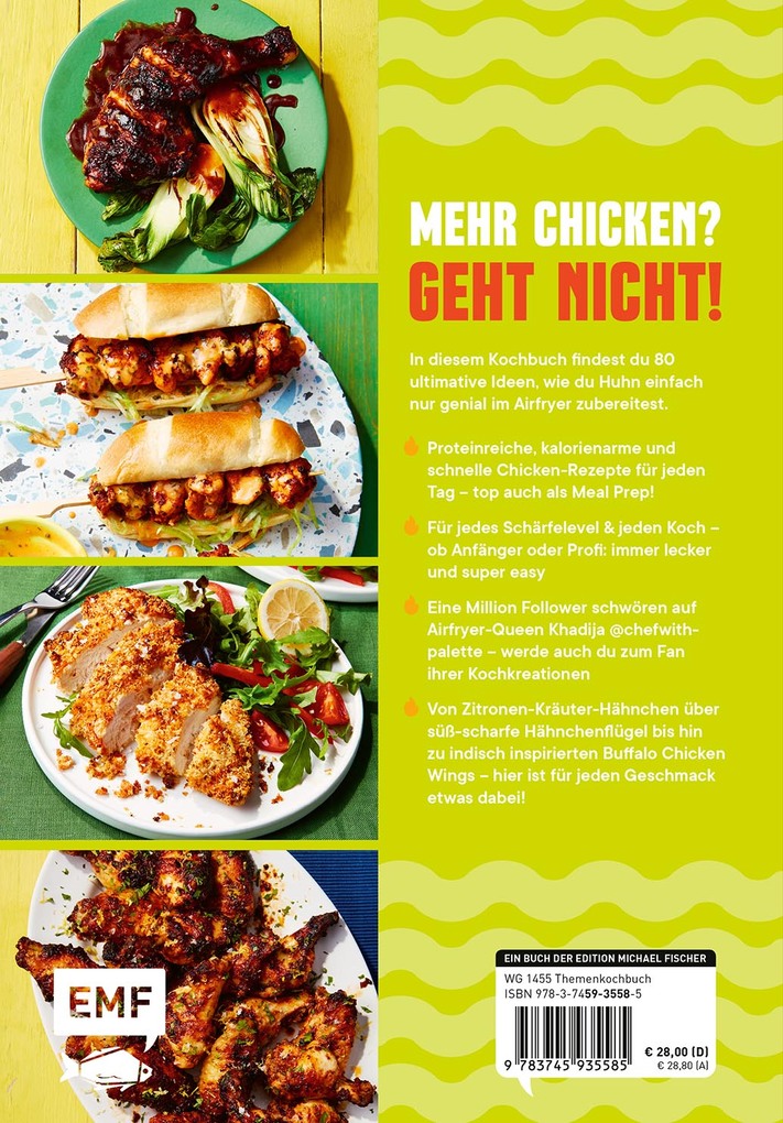 Weitere Ansicht: Das ultimative AIRFRYER CHICKEN Kochbuch | Khadija Siddiqui