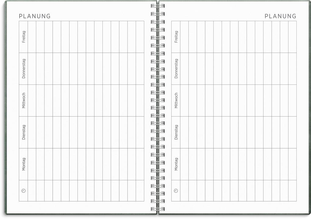 Weitere Ansicht: Kalender 26/27 Senator A5 Twist Grün