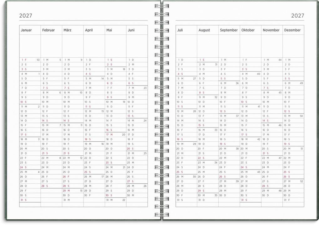 Weitere Ansicht: Kalender 26/27 Senator A5 Twist Grün