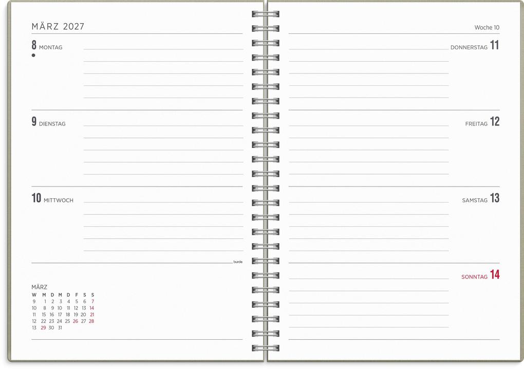 Weitere Ansicht: Kalender 26/27 Senator A5 Story Blatt
