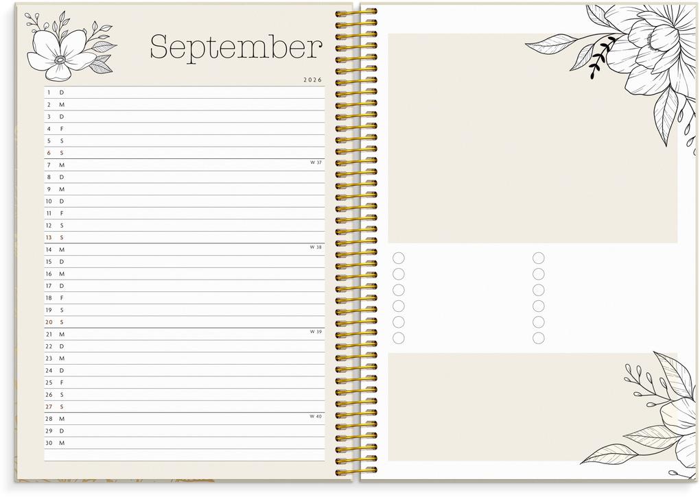 Weitere Ansicht: Life planner Bloom 26/27