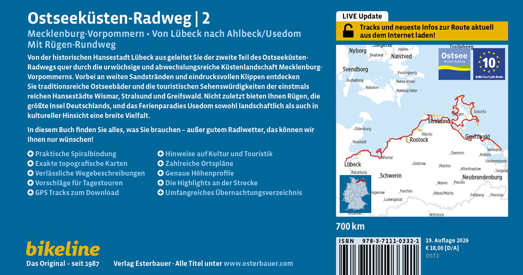 Weitere Ansicht: Ostseeküsten-Radweg / Ostseeküsten-Radweg 2