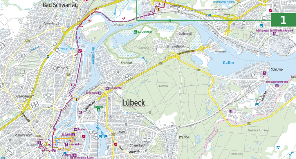 Weitere Ansicht: Ostseeküsten-Radweg / Ostseeküsten-Radweg 2