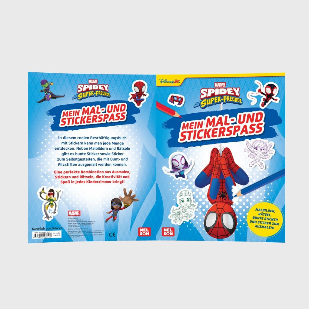 Weitere Ansicht: Spidey und seine Super-Freunde: Mein Mal- und Stickerspaß
