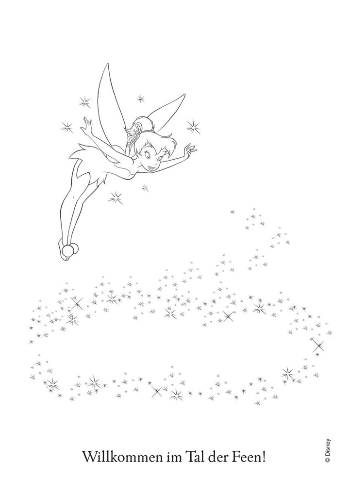 Weitere Ansicht: Disney Kreative Beschäftigung: Disney Fairies: Feenzauber zum Ausmalen