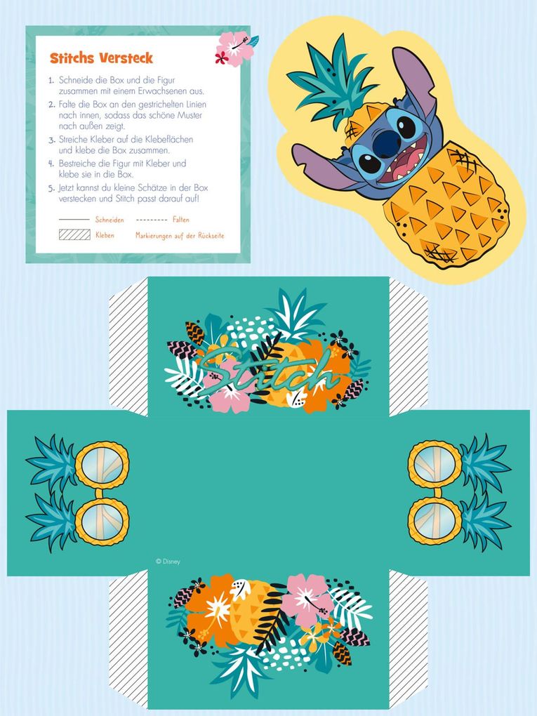 Weitere Ansicht: Disney Kreative Beschäftigung: Stitch: Mein bunter Mitmachspaß