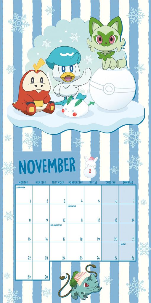 Weitere Ansicht: Pokémon: Kalender 2027 | Pokémon