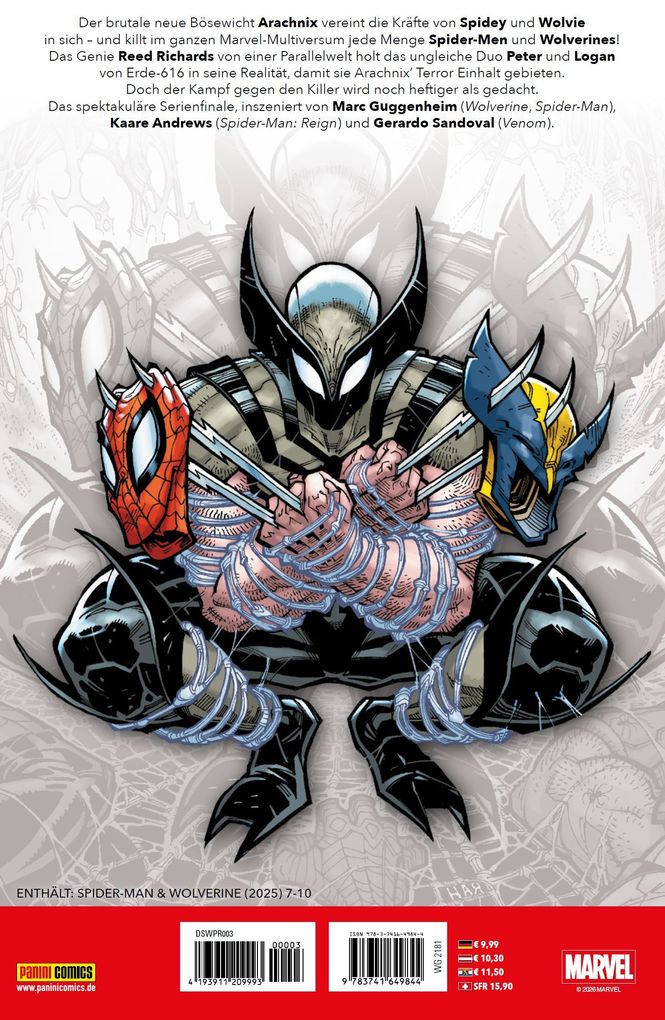Weitere Ansicht: Spider-Man & Wolverine | Marc Guggenheim, Kaare Andrews, Gerardo Sandoval