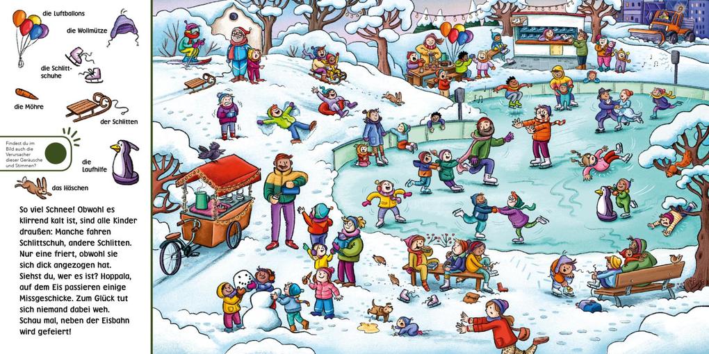 Weitere Ansicht: Hör mal (Soundbuch): Wimmelbuch: Herbst und Winter | Enni Bollin