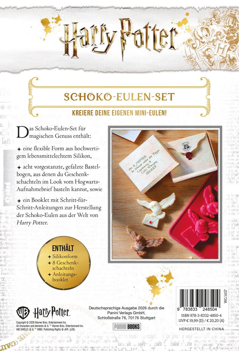 Weitere Ansicht: Harry Potter: Schoko-Eulen-Set | Panini