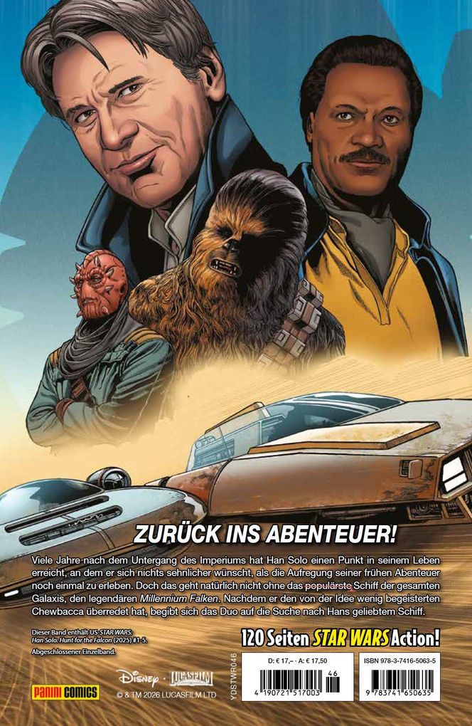Weitere Ansicht: Star Wars Comics: Han Solo - Jagd nach dem Falken | Rodney Barnes, Ramon Rosanas