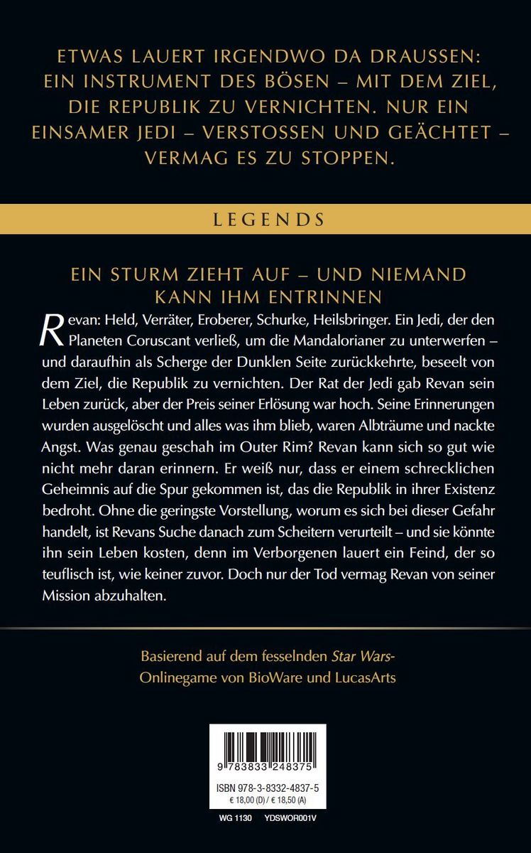 Weitere Ansicht: Star Wars: The Old Republic - Revan (Neuausgabe) | Drew Karpyshyn