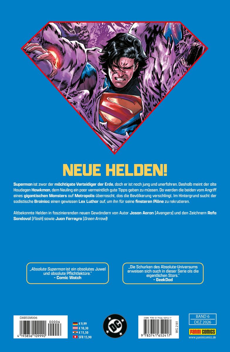 Weitere Ansicht: Absolute Superman | Jason Aaron, Juan Ferreyra