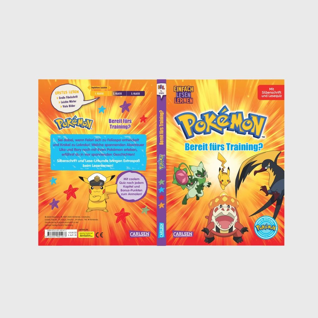 Weitere Ansicht: Pokémon Erstlesebuch: Bereit fürs Training? | Nora De Lon