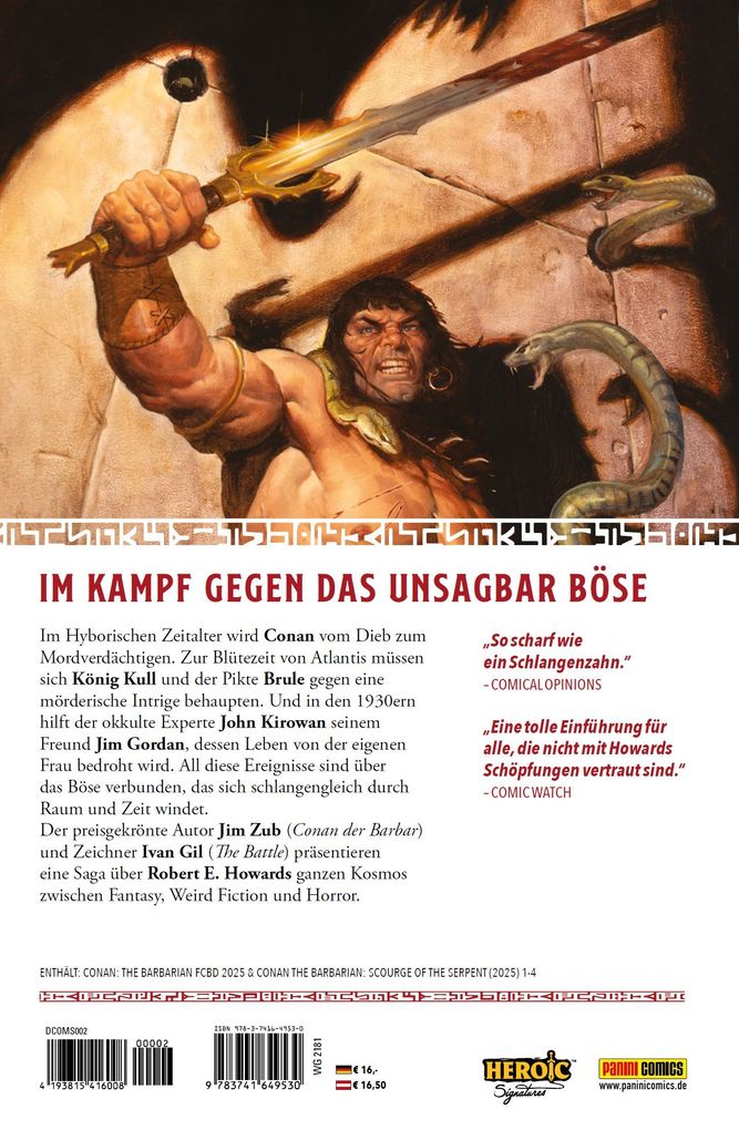 Weitere Ansicht: Conan: Im Zeichen der Schlange | Jim Zub, Ivan Gil