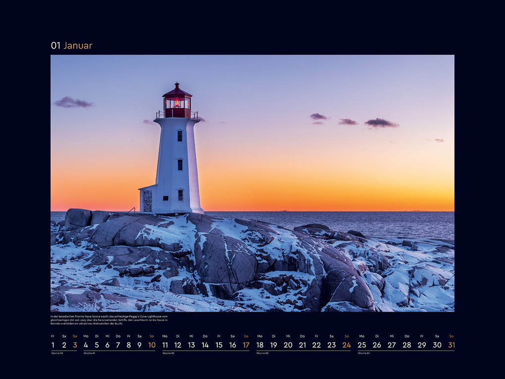 Weitere Ansicht: Leuchttürme - KUNTH Wandkalender 2027